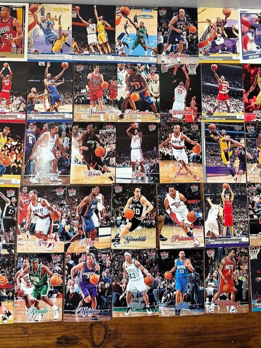Lot of 71 Vintage 2005-08 NBA Basketball Cards Fleer Ultra Upper Deck HOF